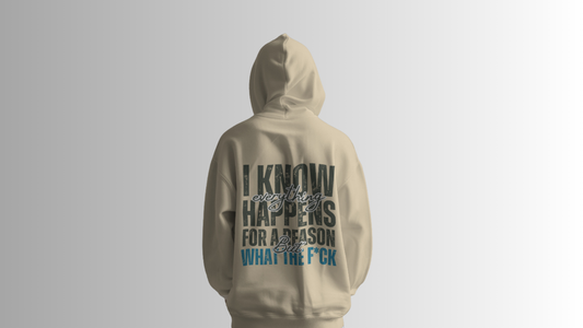 WTF - Regular Fit OffWhite hoodie