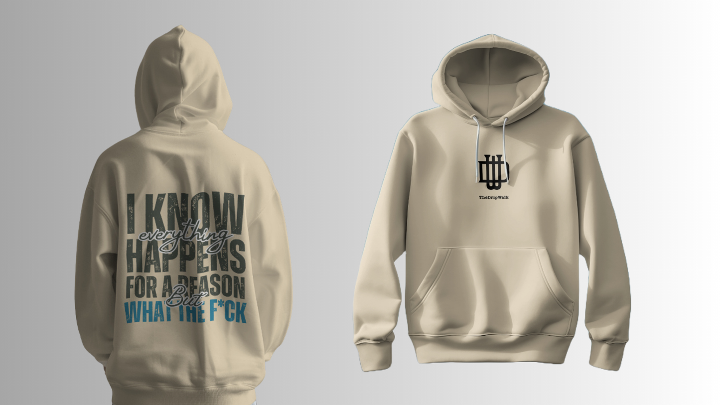 WTF - Regular Fit OffWhite hoodie
