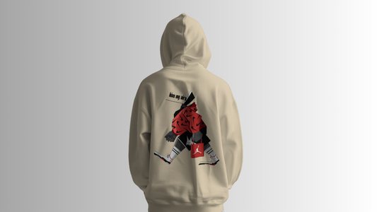 Kiss my Airs - Regular Fit OffWhite hoodie
