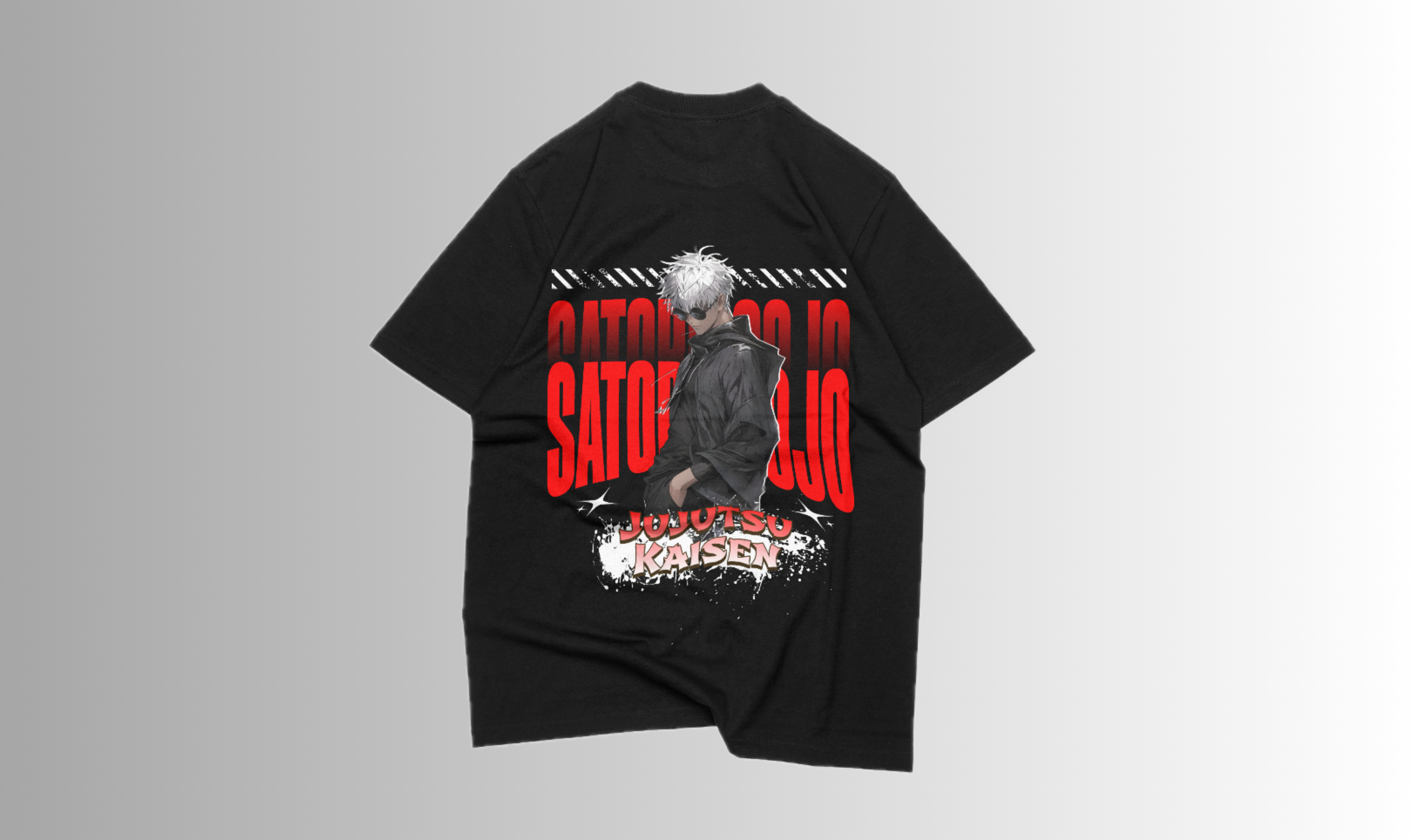 SATORU GOJO - JUJUTSU KAISEN anime premium oversize T-shirt – The Drip Walk
