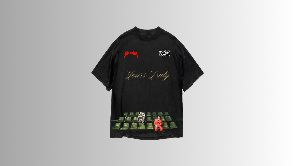 Krsna Rapper Merch LIMITED EDITION - KRSNA YOURS TRULY OVERSIZE T-SHIRT – The Drip Walk